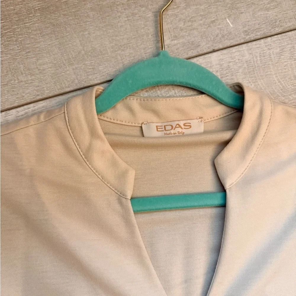 NWOT Italian Elegant Cream Women's Dress - Picture 3 of 5